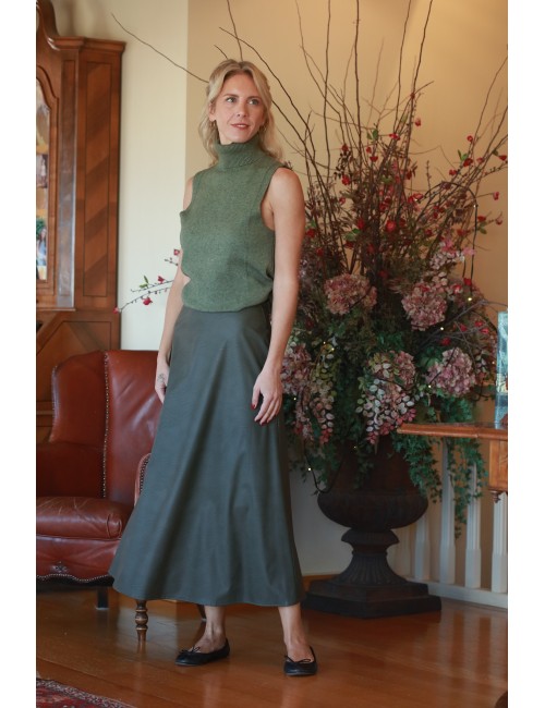 Φούστα eco leather κλος