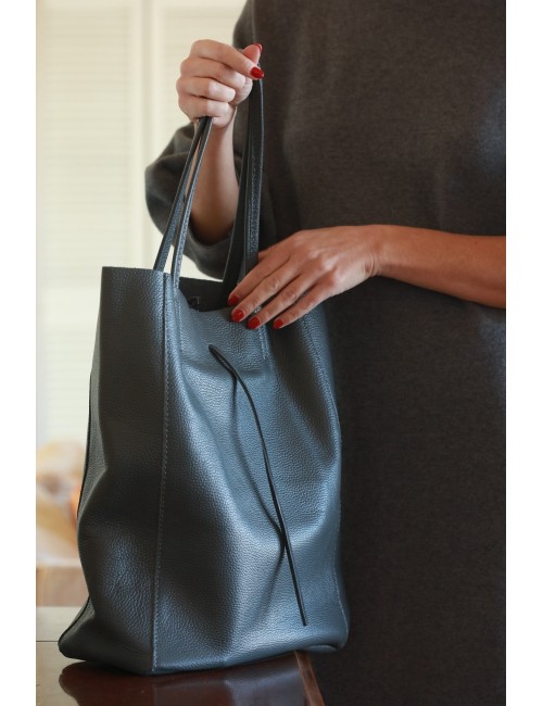 Tote bag 100% δέρμα