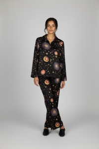 Παντελόνα silk blend soleil