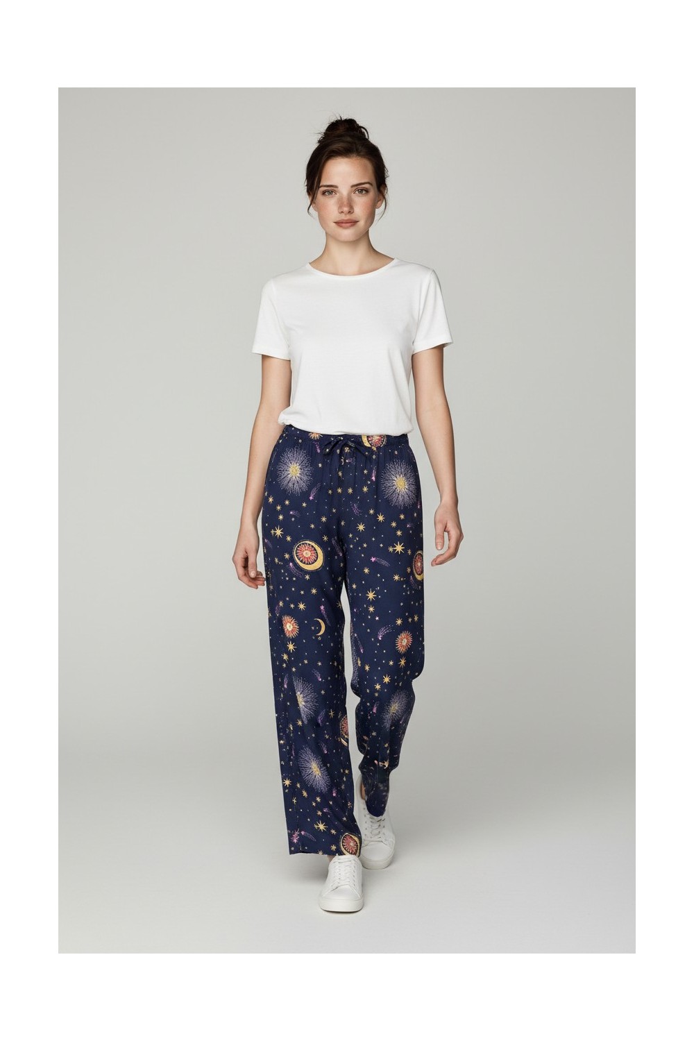 Παντελόνα silk blend soleil
