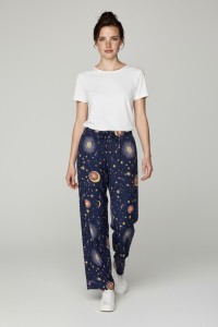Παντελόνα silk blend soleil