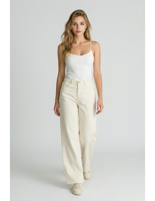 Γυναικείο Τζιν Παντελόνι Ψηλόμεσο Wide Leg
