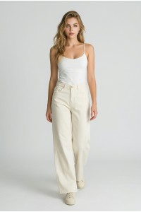 Γυναικείο Τζιν Παντελόνι Ψηλόμεσο Wide Leg