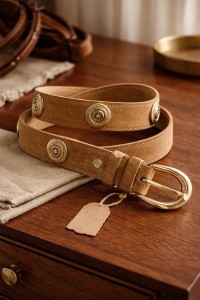 Ζώνη suede