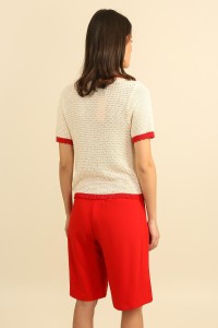 Γυναικεία βερμούδα ψηλόμεση με πιέτες – minimal chic γραμμή