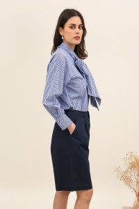 Γυναικεία βερμούδα tailored ψηλόμεση | Κομψή καλοκαιρινή βερμούδα