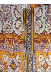 Γυναικείο Σετ με Retro Floral Πουκάμισο & Ψηλόμεση Φούστα