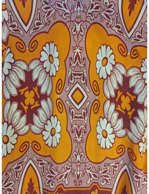 Γυναικείο Σετ με Retro Floral Πουκάμισο & Ψηλόμεση Φούστα