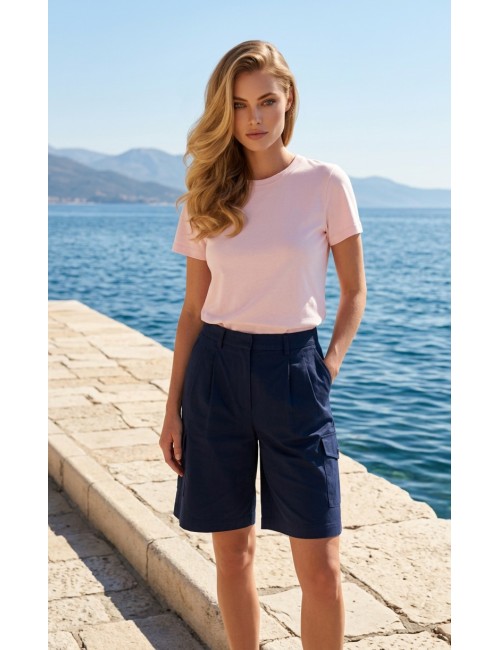 Γυναικεία βερμούδα tailored ψηλόμεση | Κομψή καλοκαιρινή βερμούδα