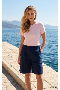 Γυναικεία βερμούδα tailored ψηλόμεση | Κομψή καλοκαιρινή βερμούδα