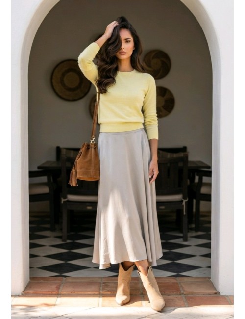 Φούστα silk blend κλος από την exclusive collection ΝΑΤΑCHA, Paris