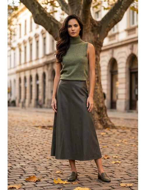 Φούστα eco leather κλος