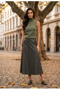 Φούστα eco leather κλος