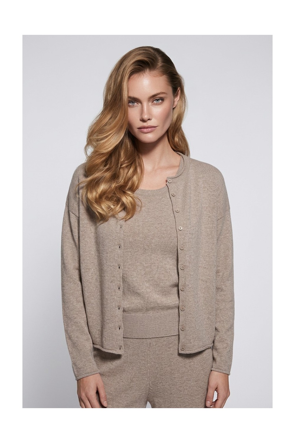 Πλεκτό twin set Malasin