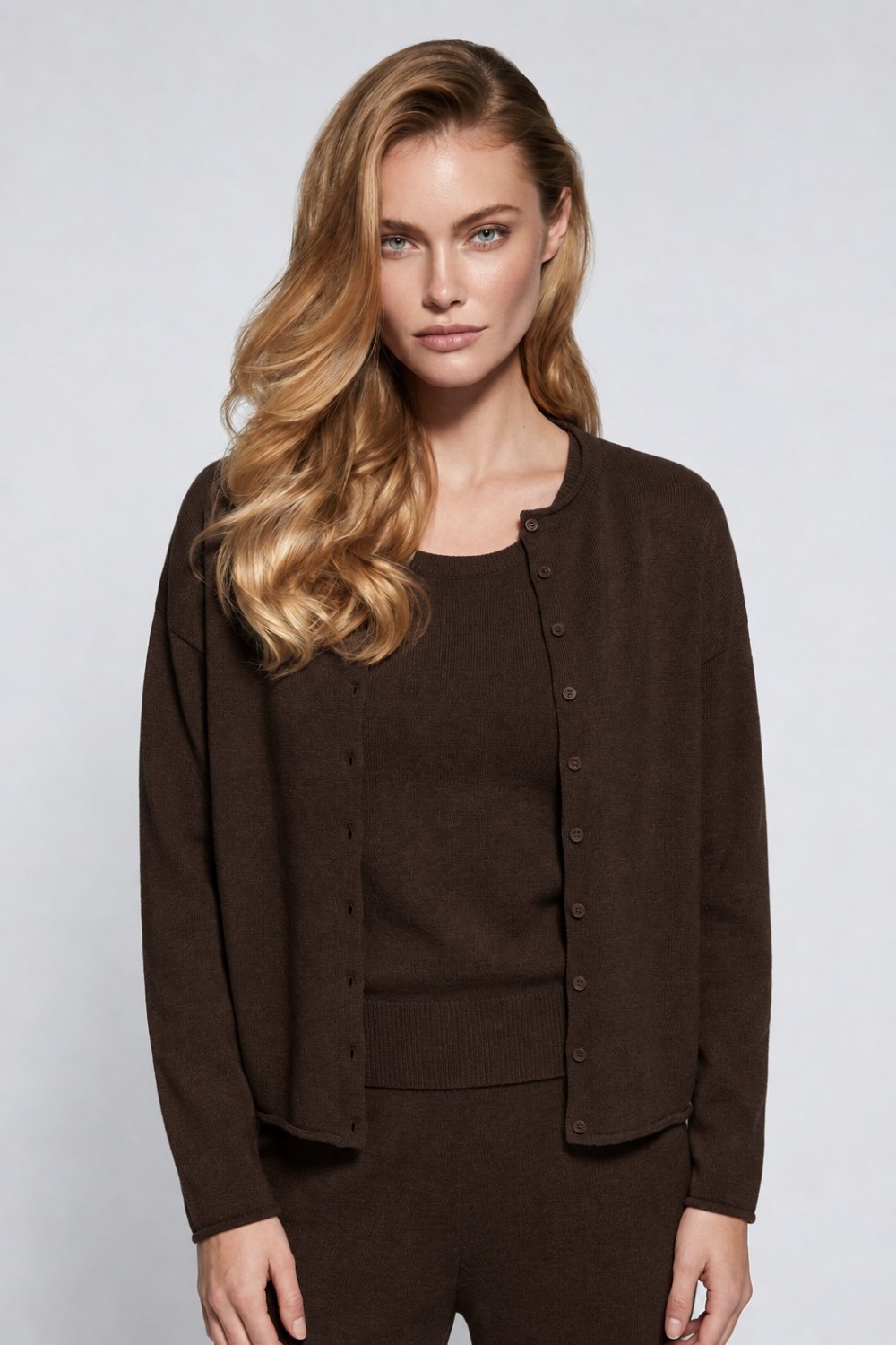 Πλεκτό twin set Malasin